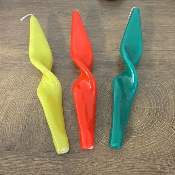 Anthropologie Glossy Twist Taper Candle (Sold Individually) - Picture 7 of 7